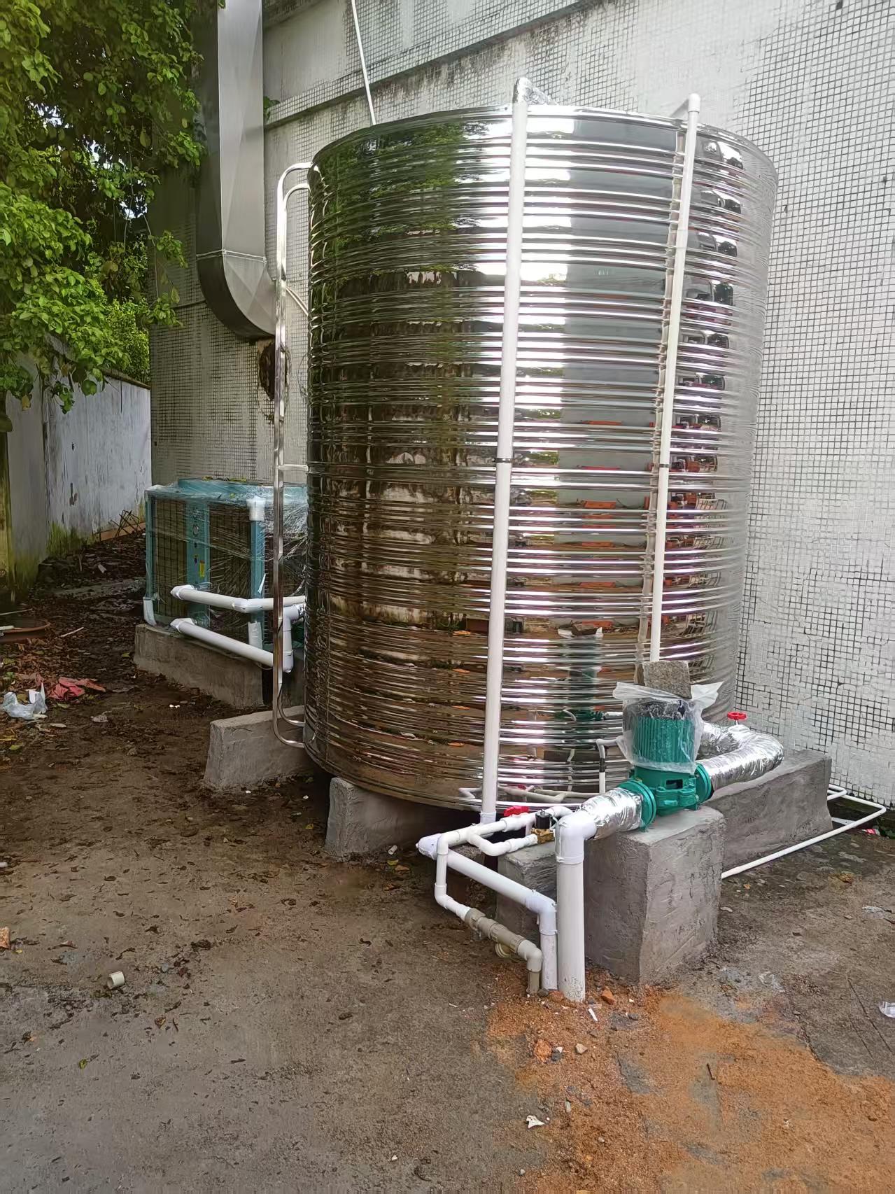 饶平樟溪中学热水改造项目｜毕信云智控空气能热泵工程案例